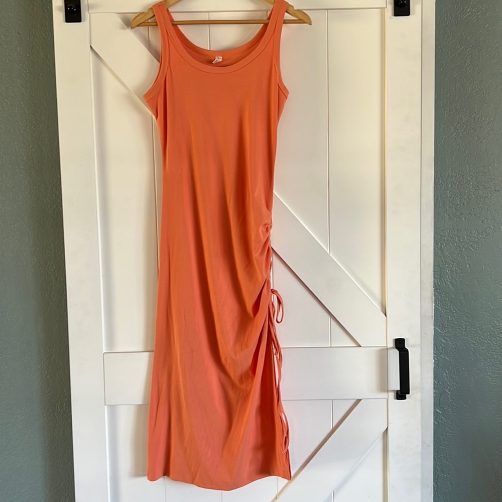 Peach dress